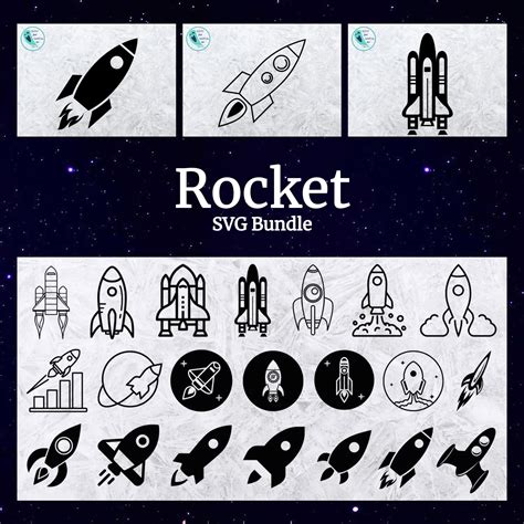 Download Rocket SVG File - SVG Design Creativefabrica Free PSD Mockups