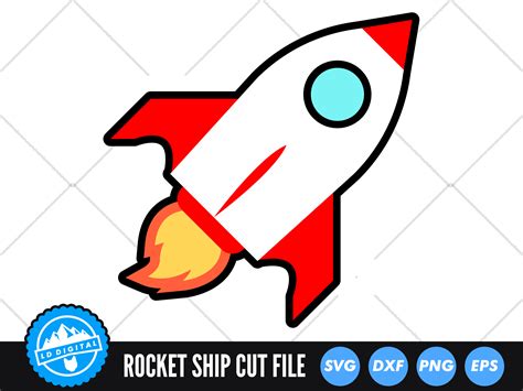 Fly to the Stars with Rocket Ship SVG - Blast your Designs into Orbit!