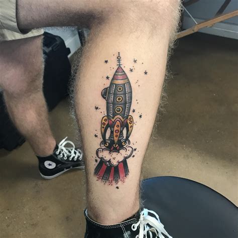 Pin by Clare Kolat on Ink Rocket tattoo, Tattoos, Arm
