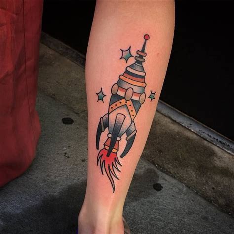 37 Exceptional Rocket Tattoo Designs and Ideas