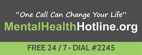 Rockford Mental Health Mental Health Hotlines