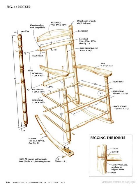Rocking Chair Parts