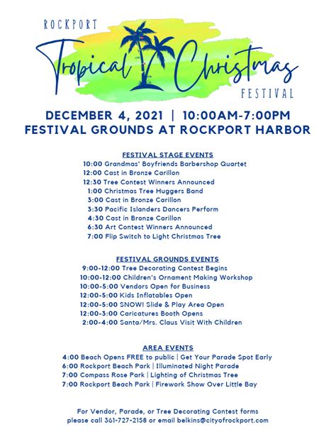 Rockport Tx Event Calendar