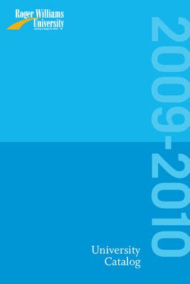 Roger Williams University 2015 2016 Course Catalog