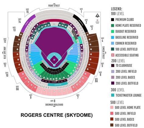Rogers Skydome Seating Chart