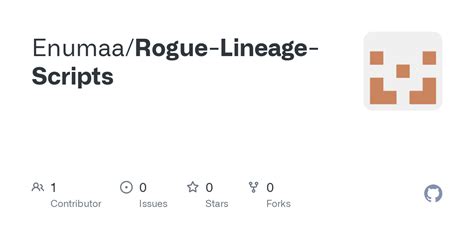 Rogue Lineage Scripts