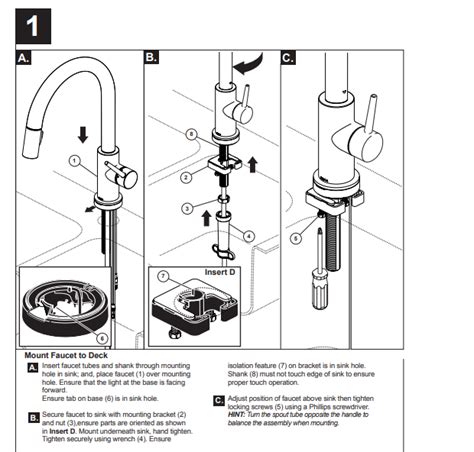 Rohl Kitchen Faucet Installation Instructions