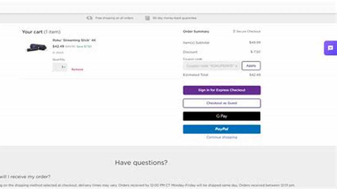 Roku Coupon Code September 2024