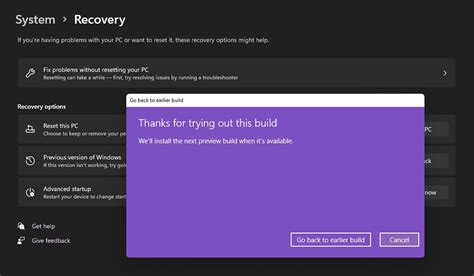 Roll Back the Operating System