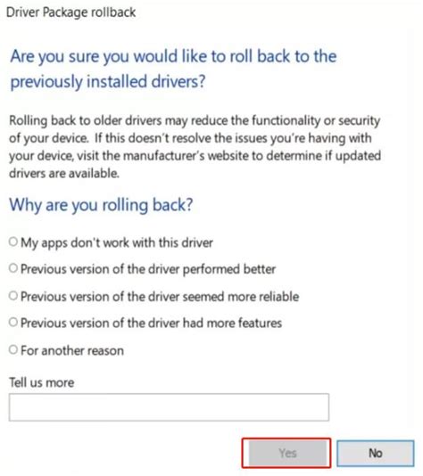 Roll Back to an Earlier Graphics Driver