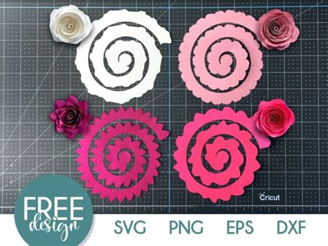 Download Rolled Flower SVG Bundle Commercial Use