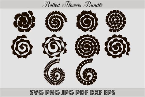 Download Rolled Flowers Commercial Use
