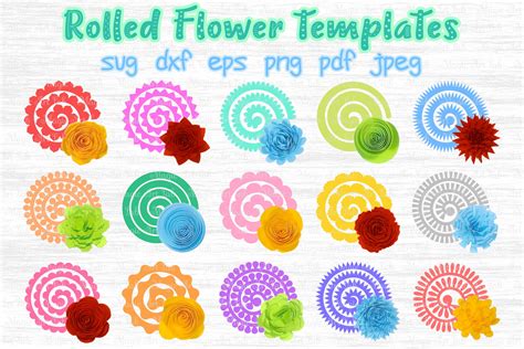 Download Rolled Flowers Files