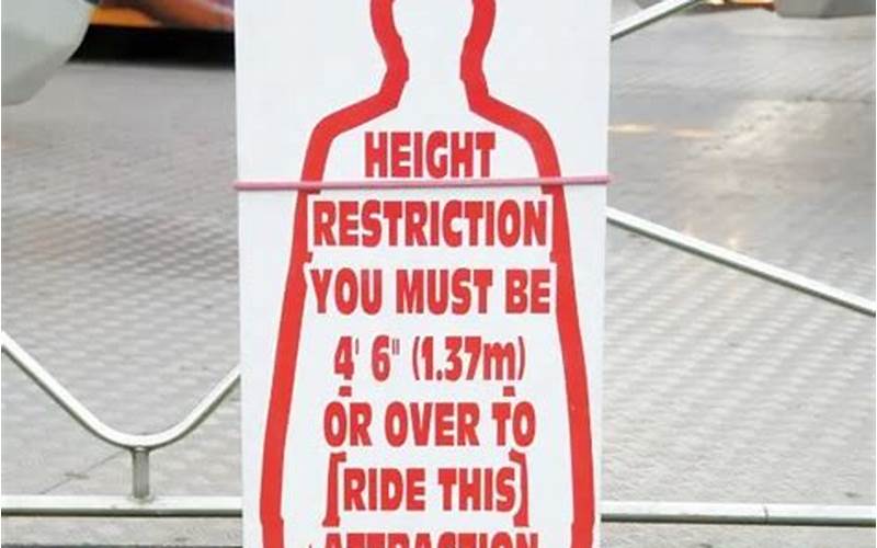 Roller Coaster Height Restriction