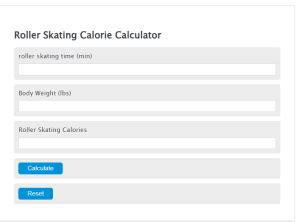 Roller Skating Calories Calculator: Effortlessly Track Your Calorie Burn!