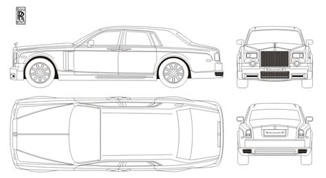 Rolls Royce Phantom Blueprint