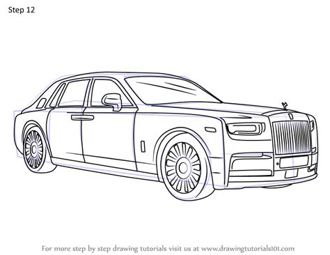 Rolls Royce Phantom Drawing