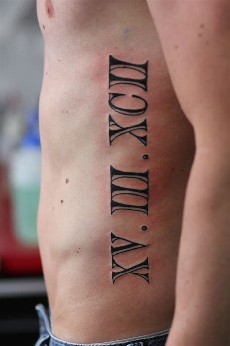 100 Roman Numeral Tattoos For Men Manly Numerical Ink Ideas