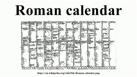 Early Roman Calendar 8Th Month Blank calendar template, Calendar