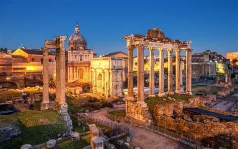 Roman Forum Night