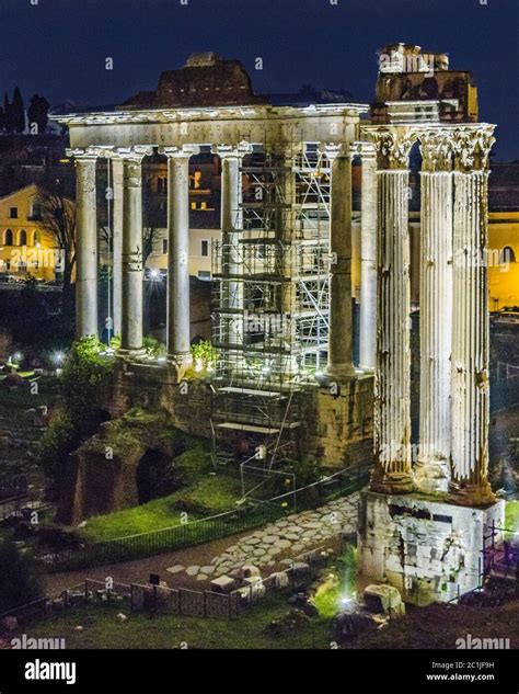 Roman Forum at Night