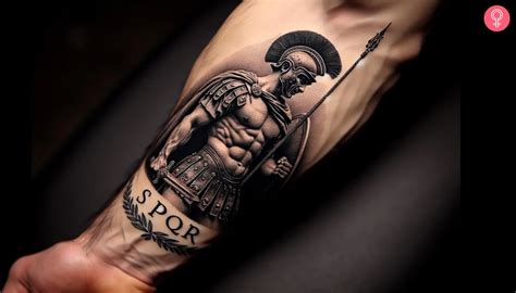 Roman Gladiator Tattoo