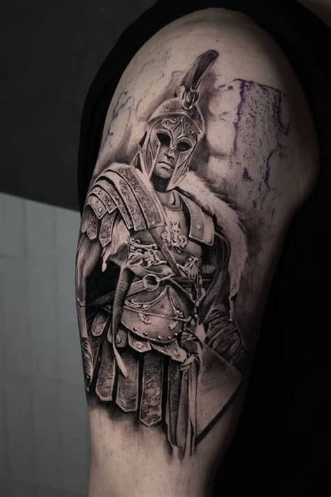 Roman Warrior Tattoo
