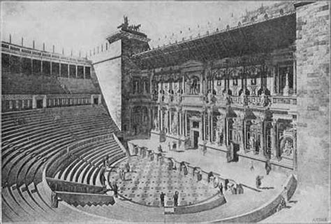 Roman theater interior