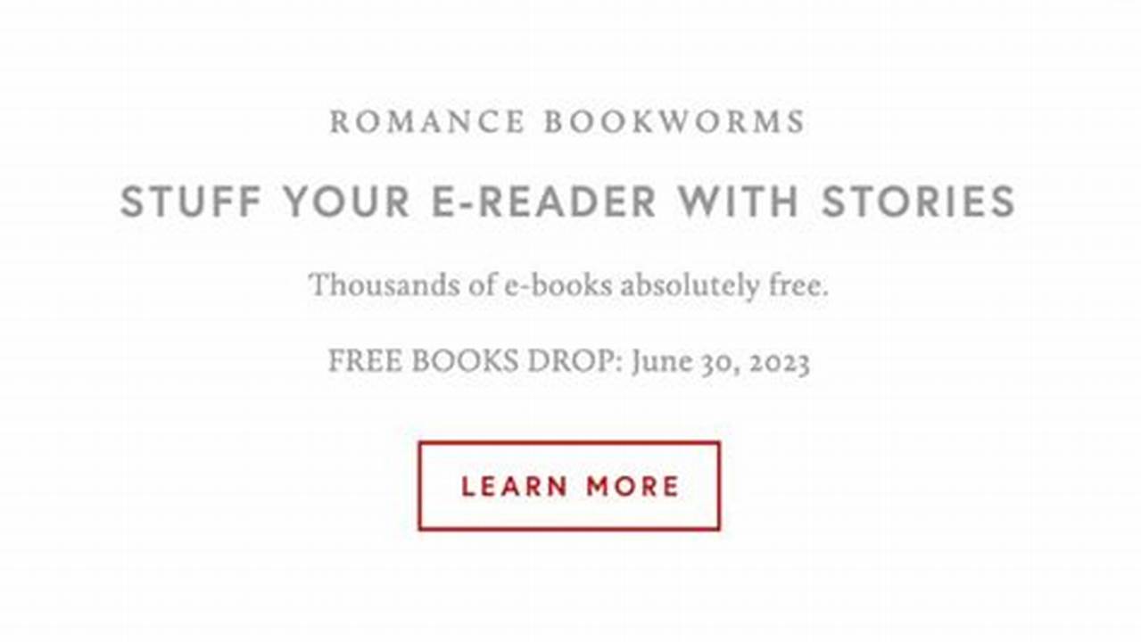 Romance Bookworms Stuff Your Kindle List
