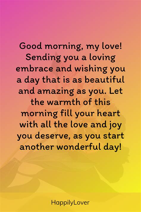 Romantic Good Morning Text Message