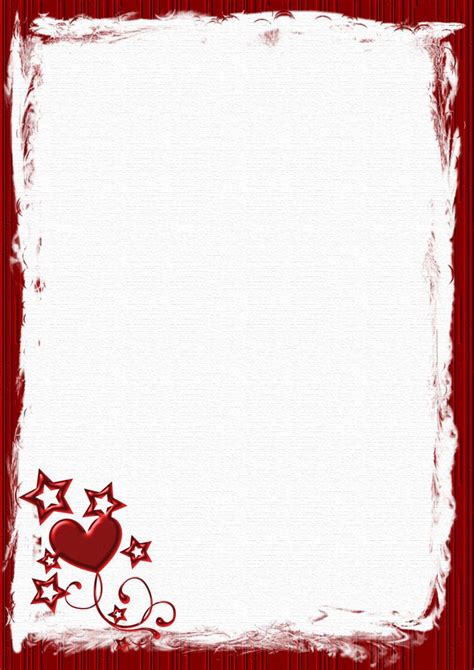 Valentines Day A4 Template Downloads Free