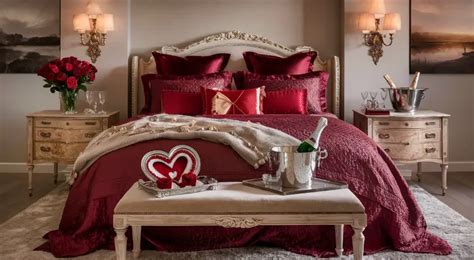 Romantic touches in bedroom