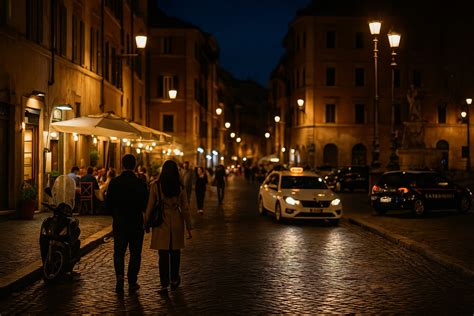 Rome Less Crowded at Night