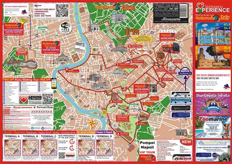 Rome Tourist Map Printable