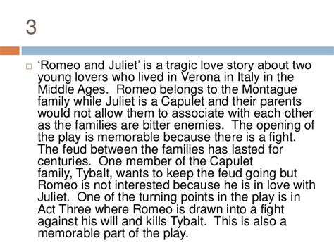 Romeo And Juliet Intro Paragraph