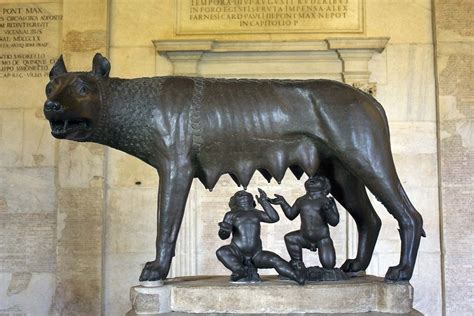 Romulus and Remus statue