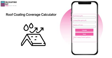 Roof Coating Coverage Calculator | Easily Determine the Amount of Coating Needed for Your Roof