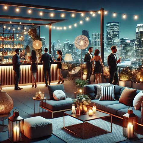 Rooftop Cocktail Party Chic