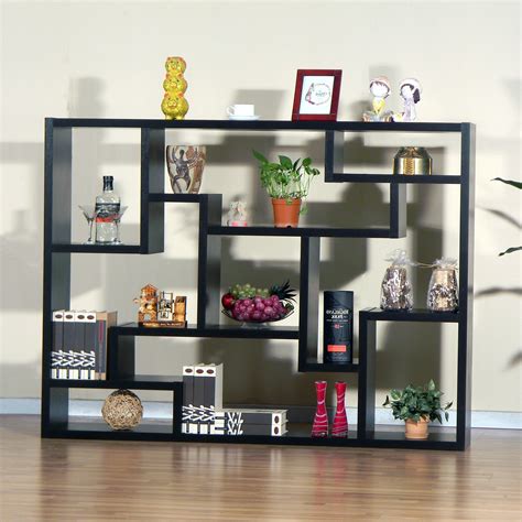 Aero Classic Black 16cube Bookcase / Room Divider from Bush (MY1690303) Coleman Furniture