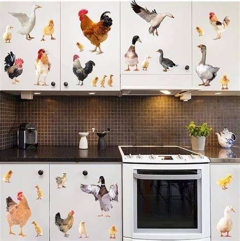 Clucking Good Style: Elevate Your Kitchen with Rooster Decals