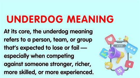 Root For The Underdog Meaning