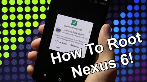 Root Nexus 6 5.1.1