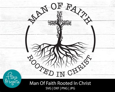 Download Rooted in Christ Shirt Design DXF Files