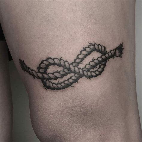 80 Rope Tattoo Designs For Men Corded Ink Ideas