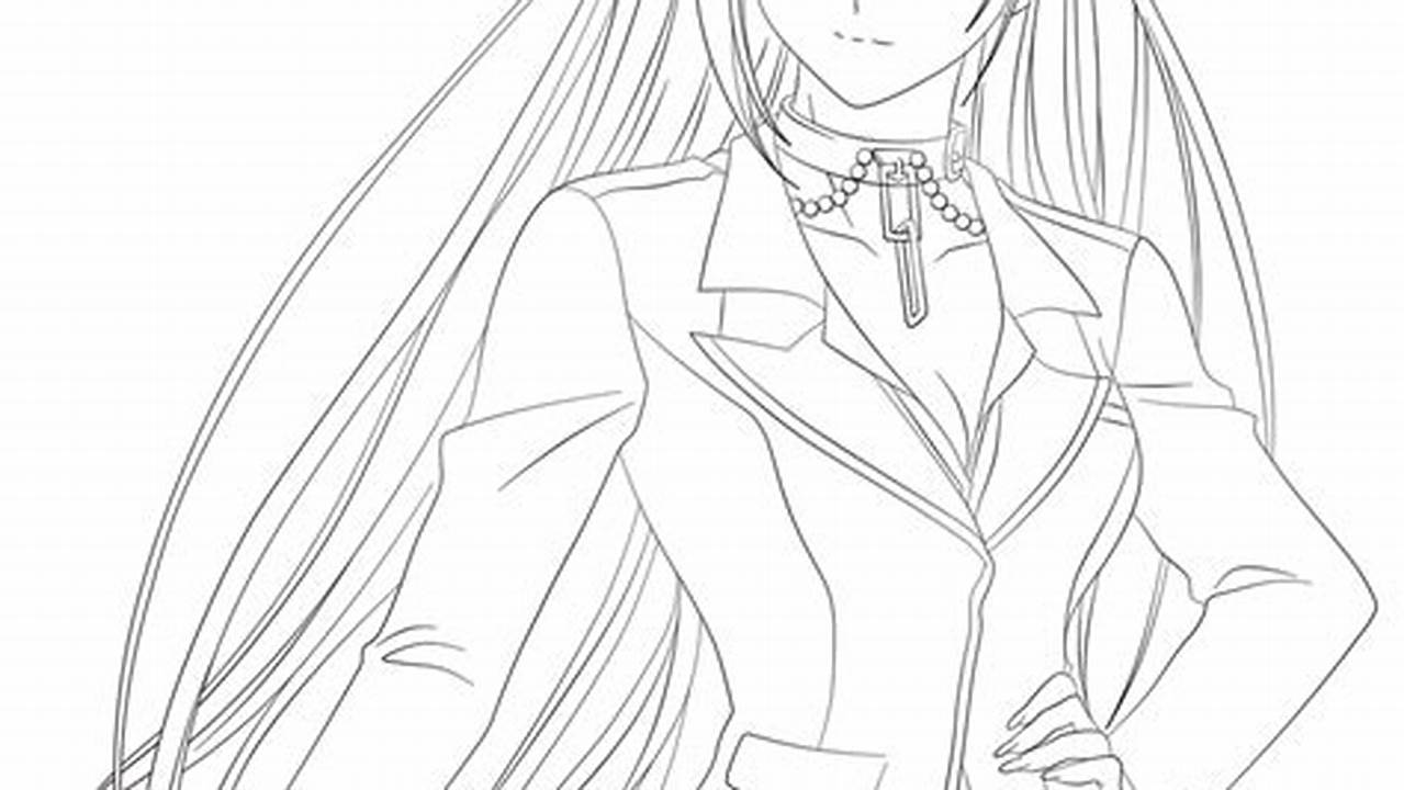 Unleash Your Creativity with Enchanting Rosario Vampire Coloring Pages