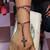 Rosary Around Wrist Tattoo