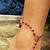 Rosary Beads Ankle Tattoo Designs