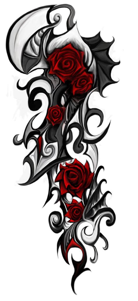 Rose tattoo Tattoos, Rose tattoo, Tribal tattoos