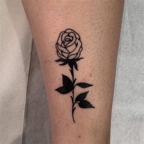 Top 61 Best Black and White Rose Tattoo Ideas [2021
