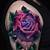Rose Color Tattoos